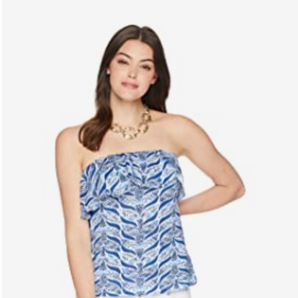 Lilly Pulitzer Mermaid Strapless Top